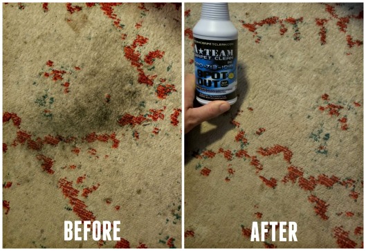 spot out stain remover before after
